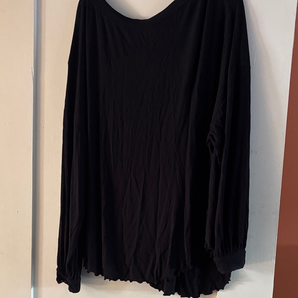 Free People Elegant Black Women's Tunic
